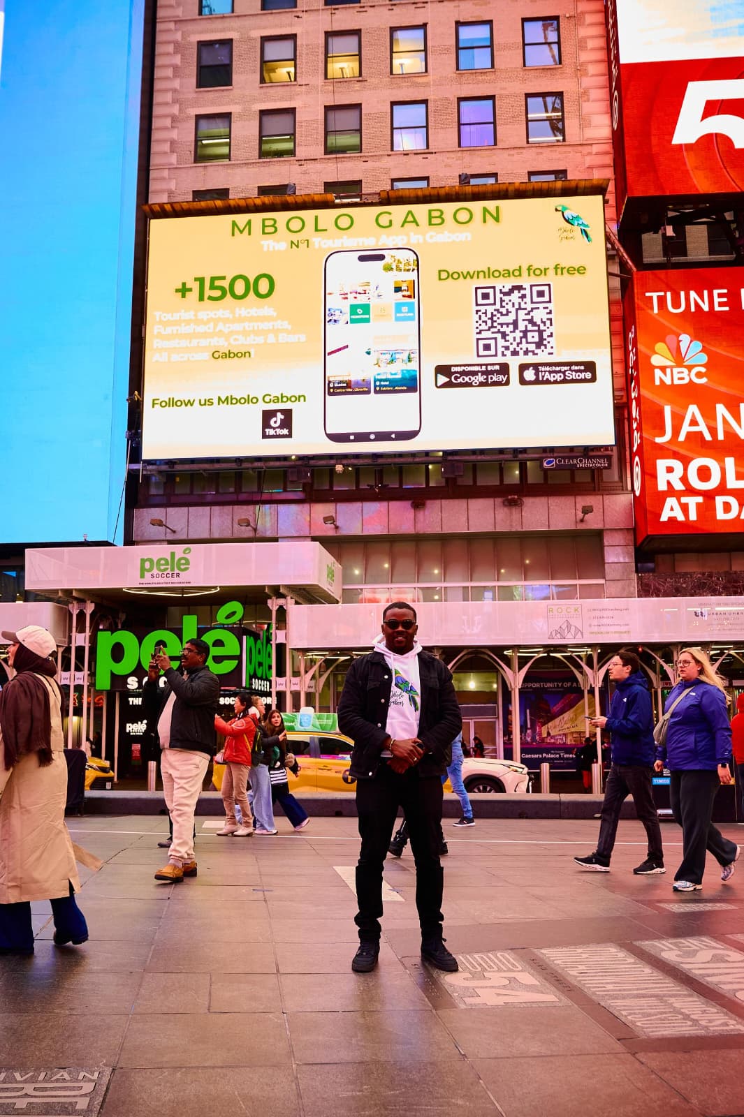 🇬🇦 Le Gabon s’invite à Times Square : Mbolo Gabon fait briller “The Last Eden” au cœur de New York