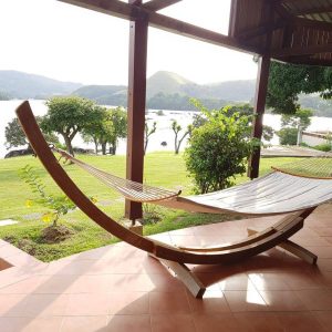 Vue du Parc de la lopé depuis l'hotel
