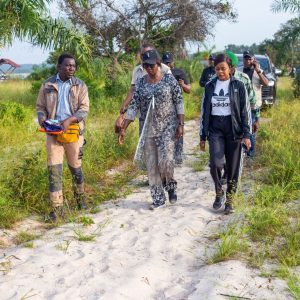 Délégation du Ministère du Tourisme en visite de terrain dans la Nyanga
